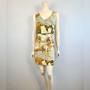 NWT Jams World Hawaiian Print Sheath Dress Size XL